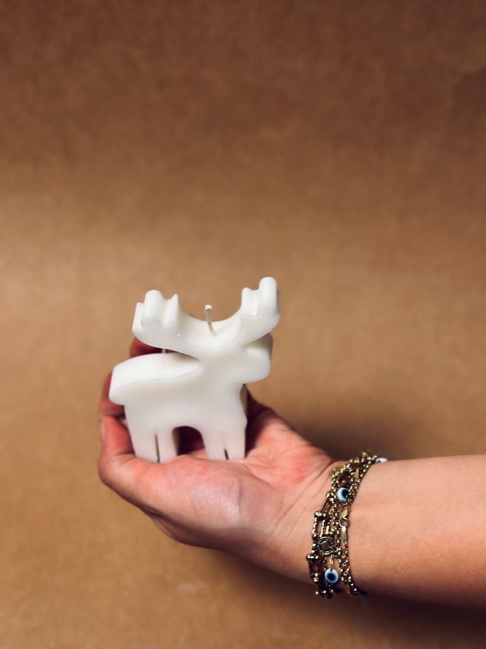 Reindeer Candle