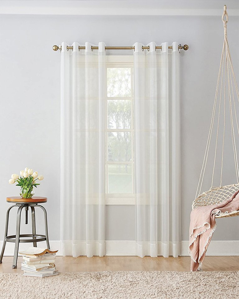 Chiffon Curtain (off White)