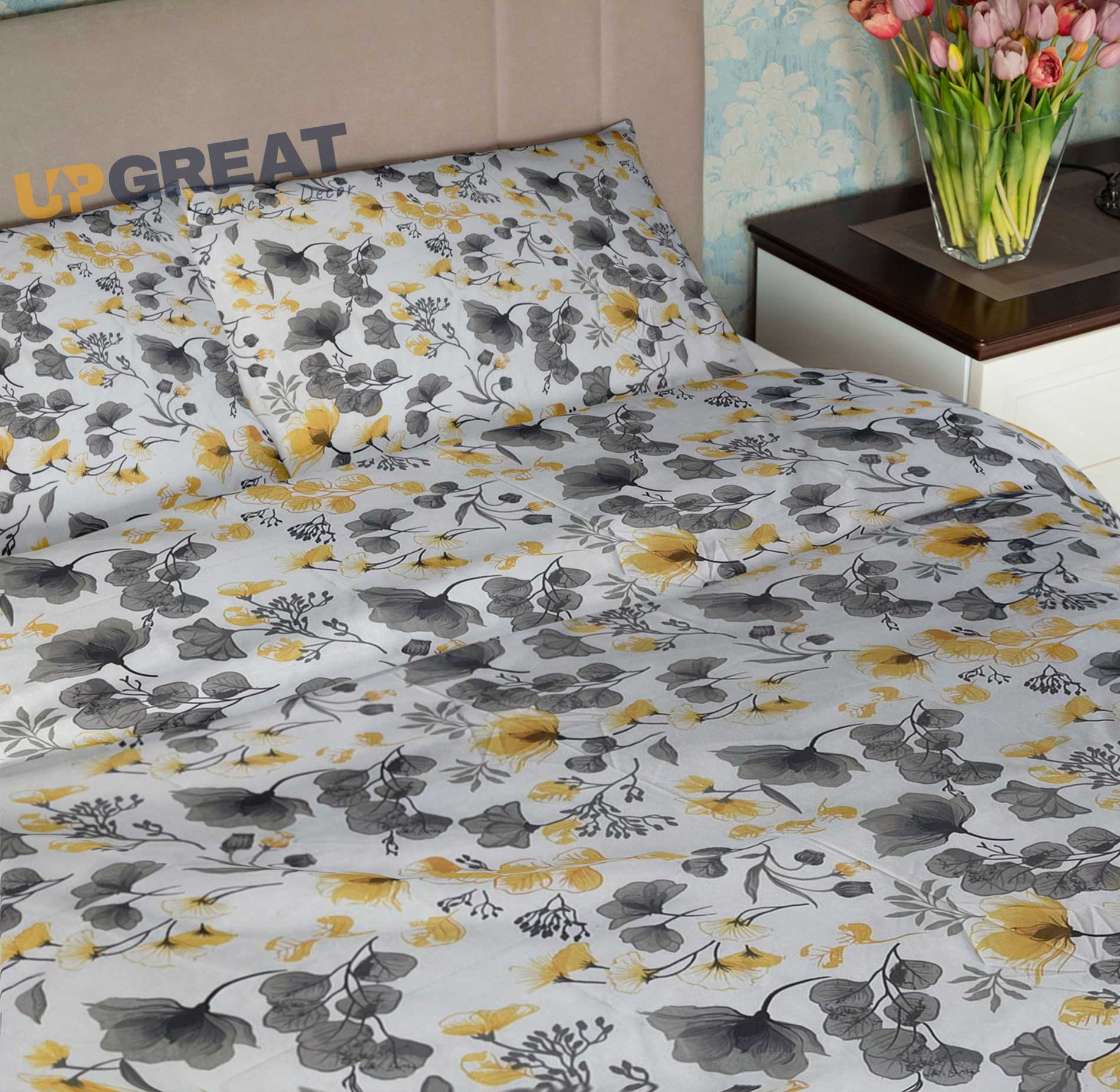 Bed Sheet Set - 3 Pieces - Multi Color