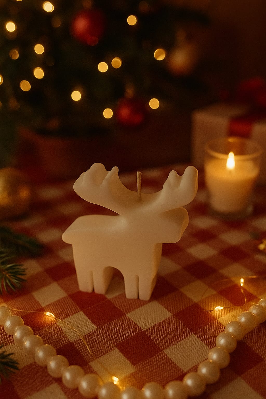 Reindeer Candle
