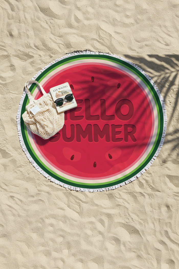 Rounded Beach Mat 140cm