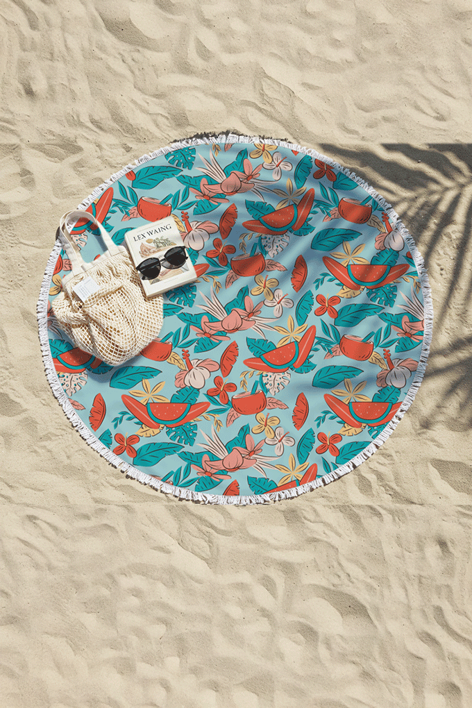 Rounded Beach Mat