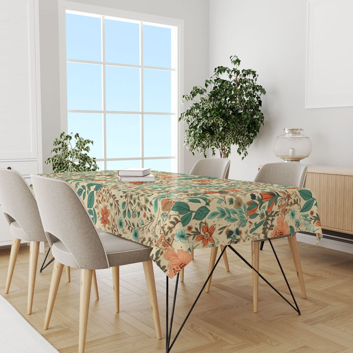 Decorative Rectangular Table Cloth 240*145 CM