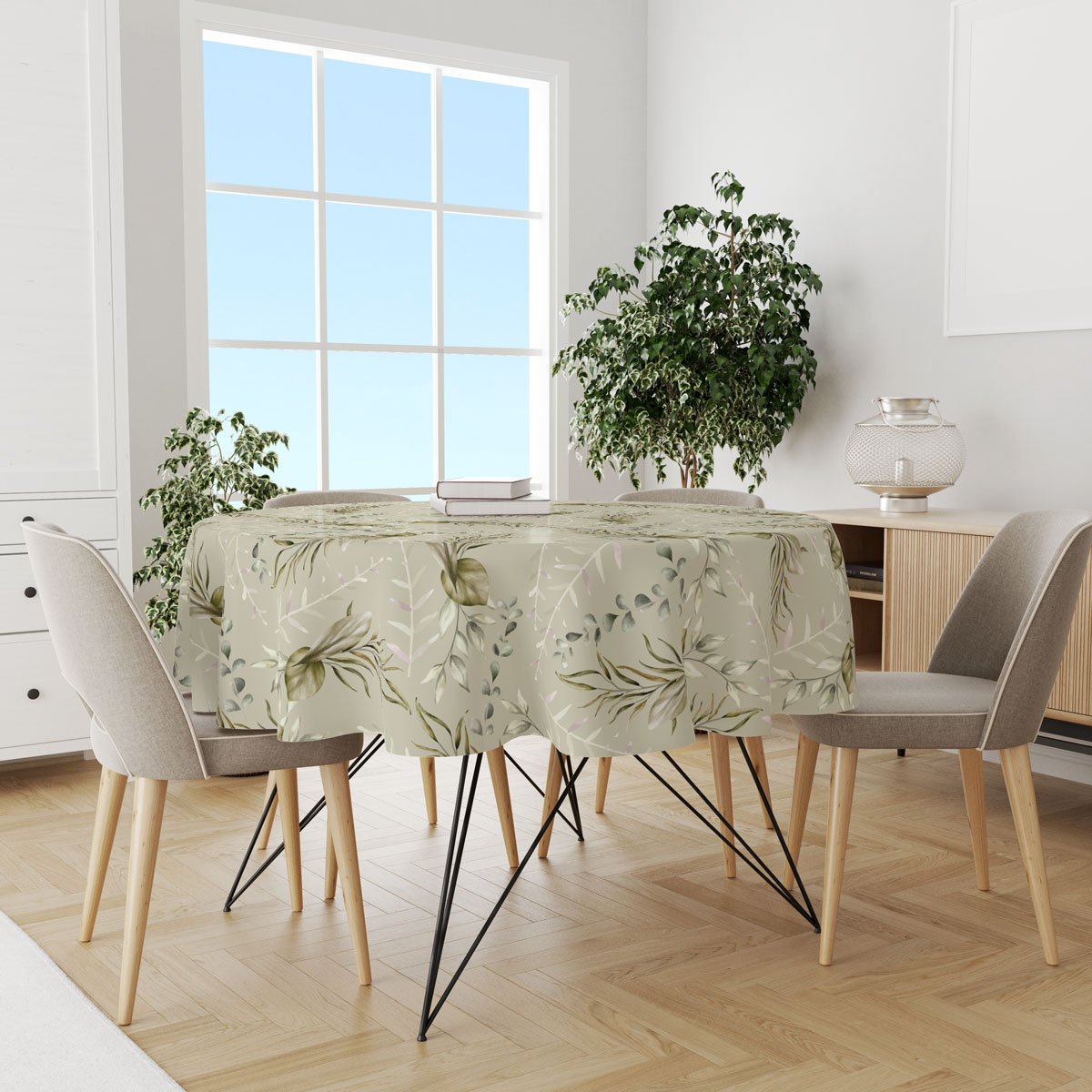 Decorative Rounded Table Cloth 140 CM