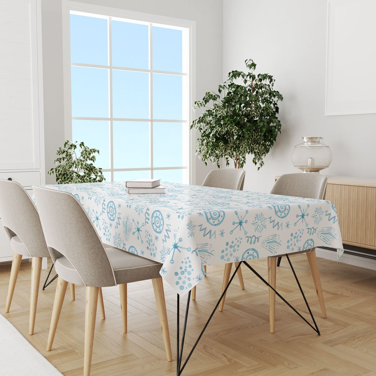 Decorative Rectangular Table Cloth 240*145 CM