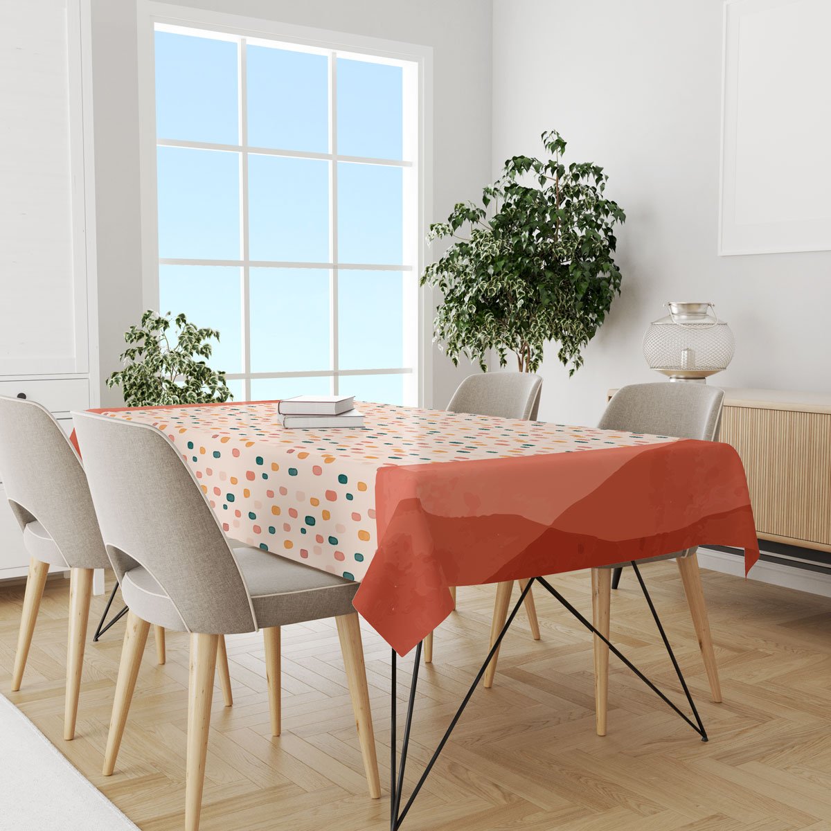 Decorative Rectangular Table Cloth 240*145 CM