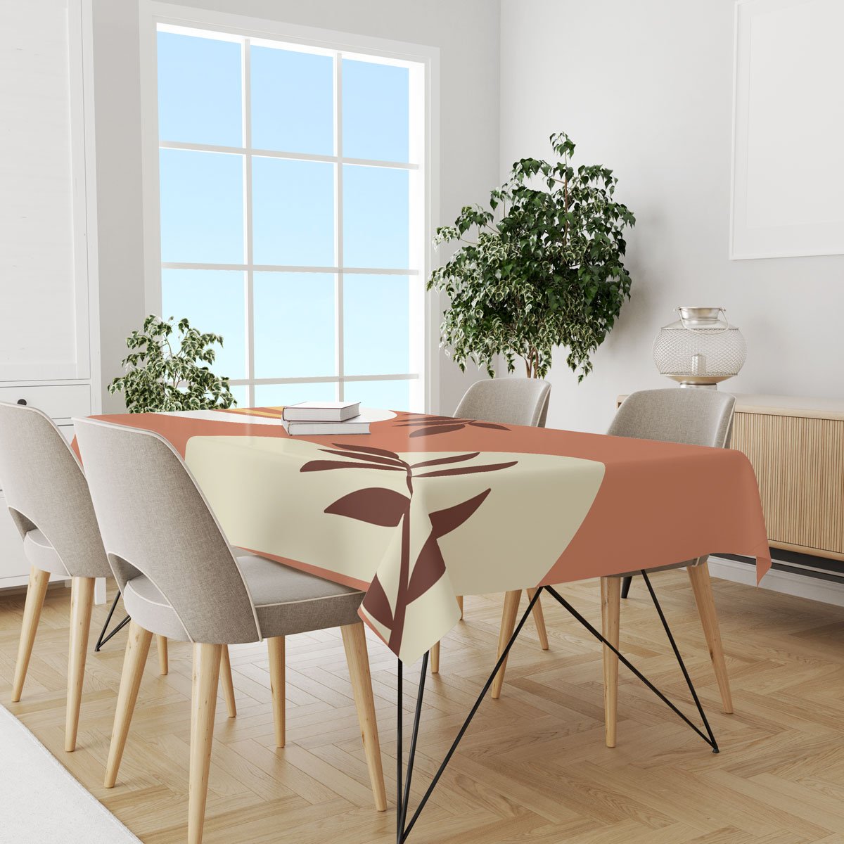 Decorative Rectangular Table Cloth 240*145 CM