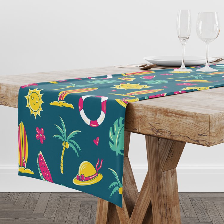 EveryDay Set (4Cushions Cover + 1 Runner)