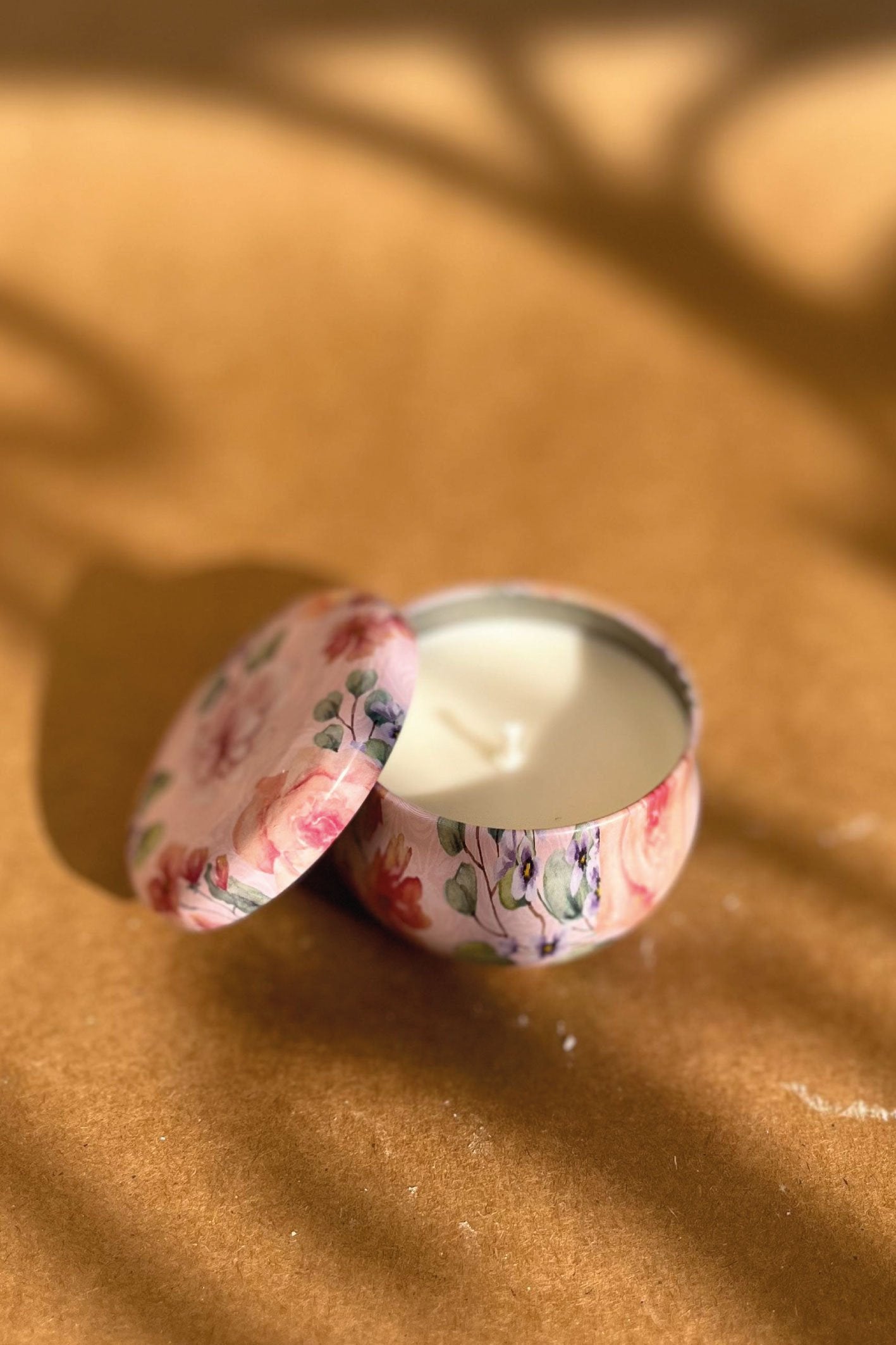 1 Mini Mandala Tin Candle