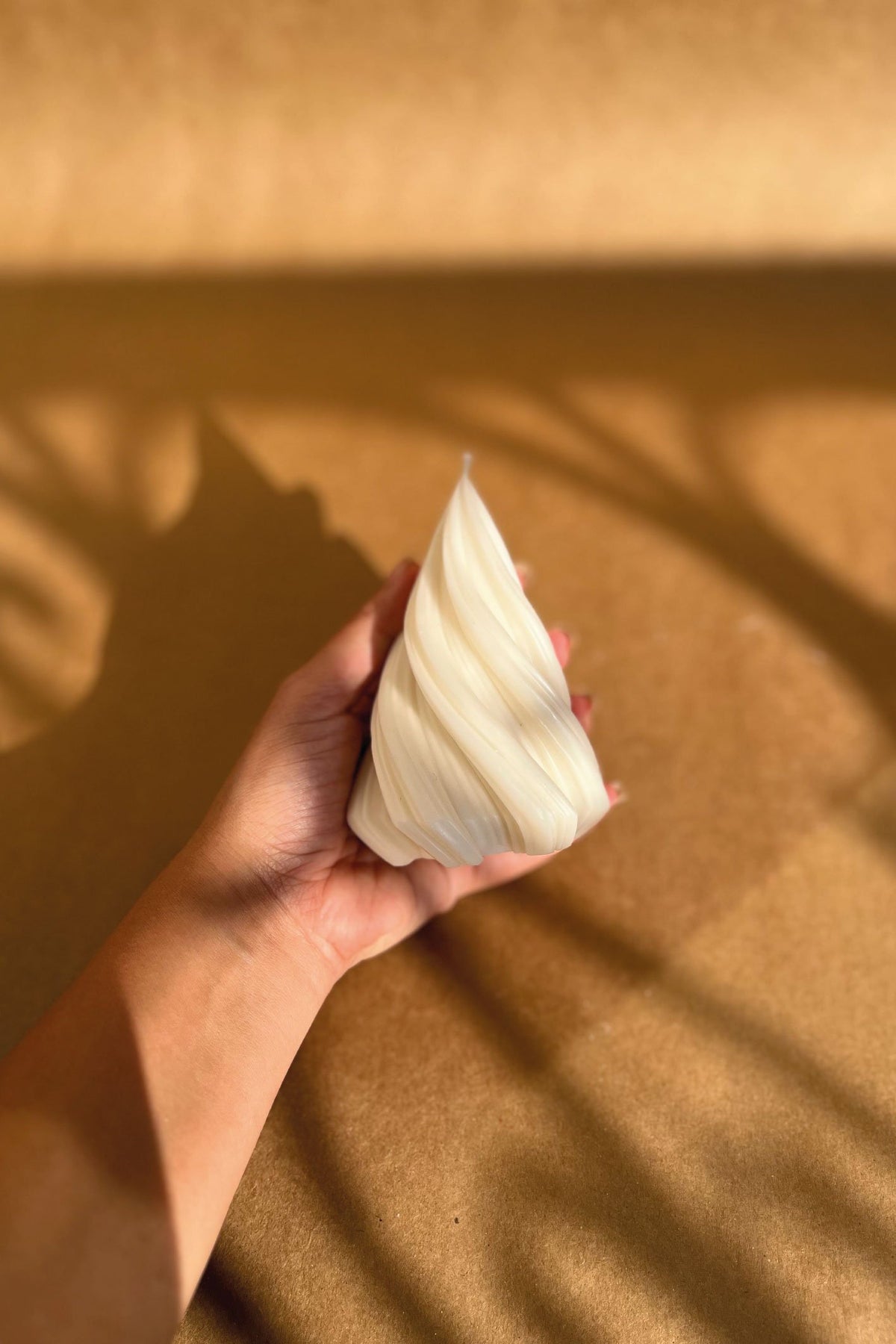 Spiral Cone Xmas Tree Candle