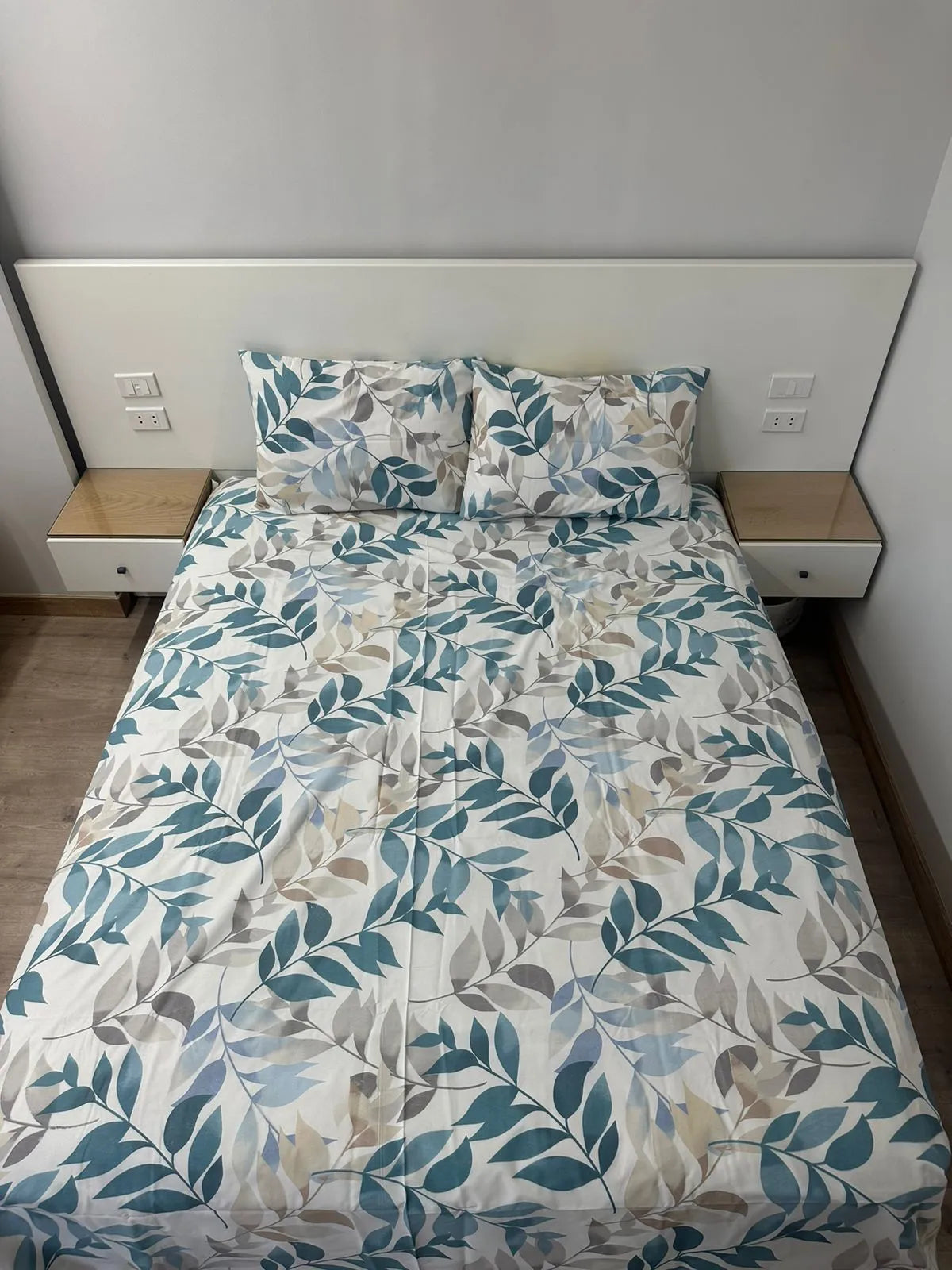 Bed Sheet Set - 3 Pieces - Multi Color Flowery