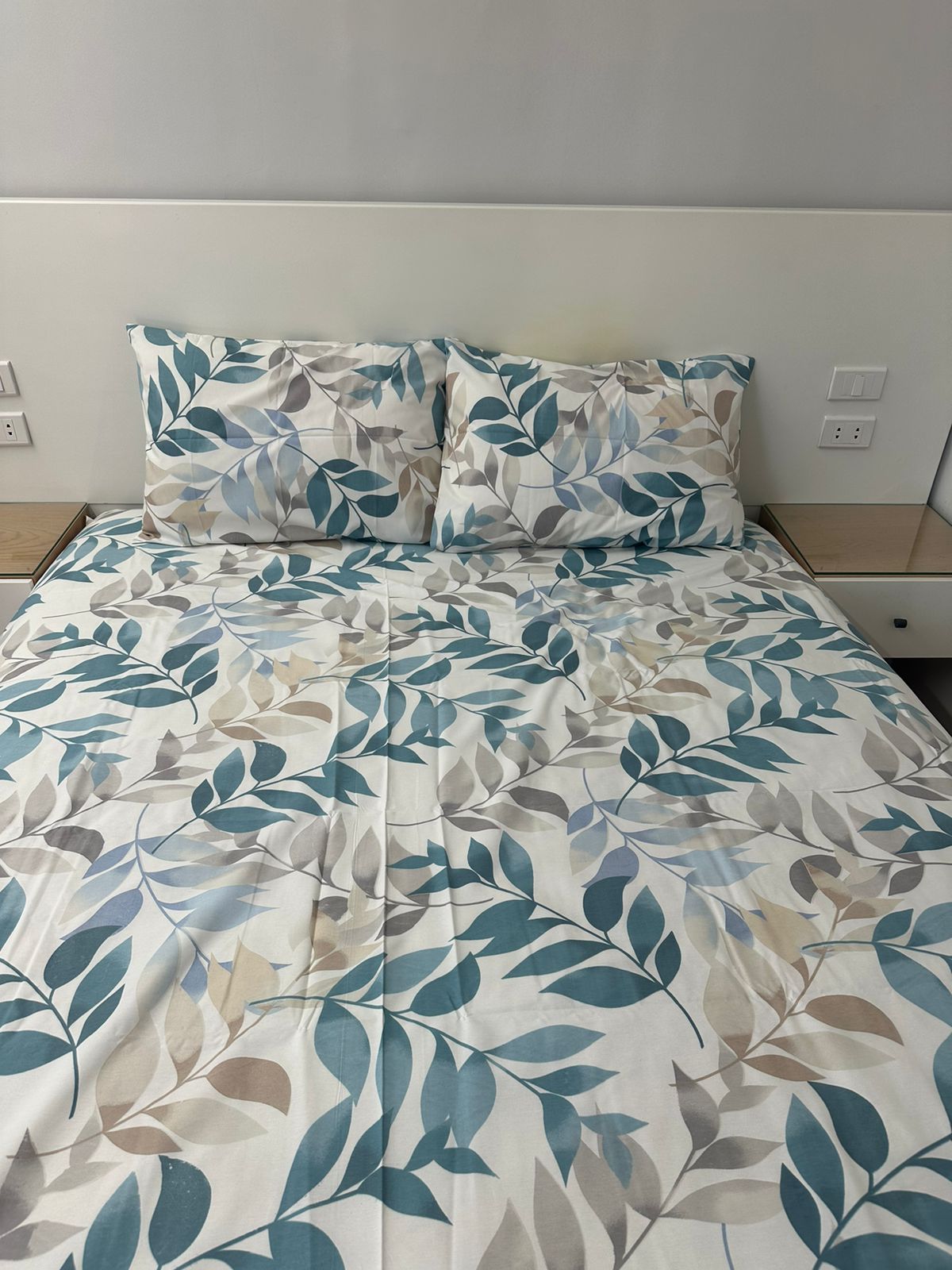 Bed Sheet Set - 3 Pieces - Multi Color Flowery