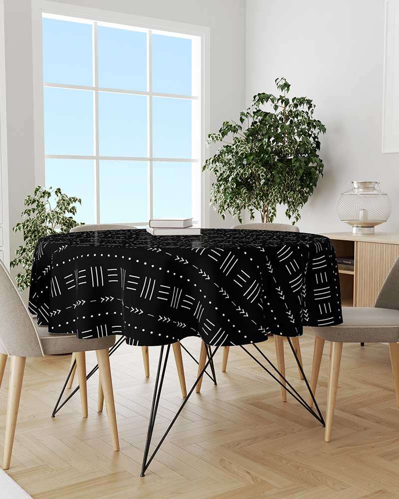 Decorative Rounded Table Cloth 140 CM