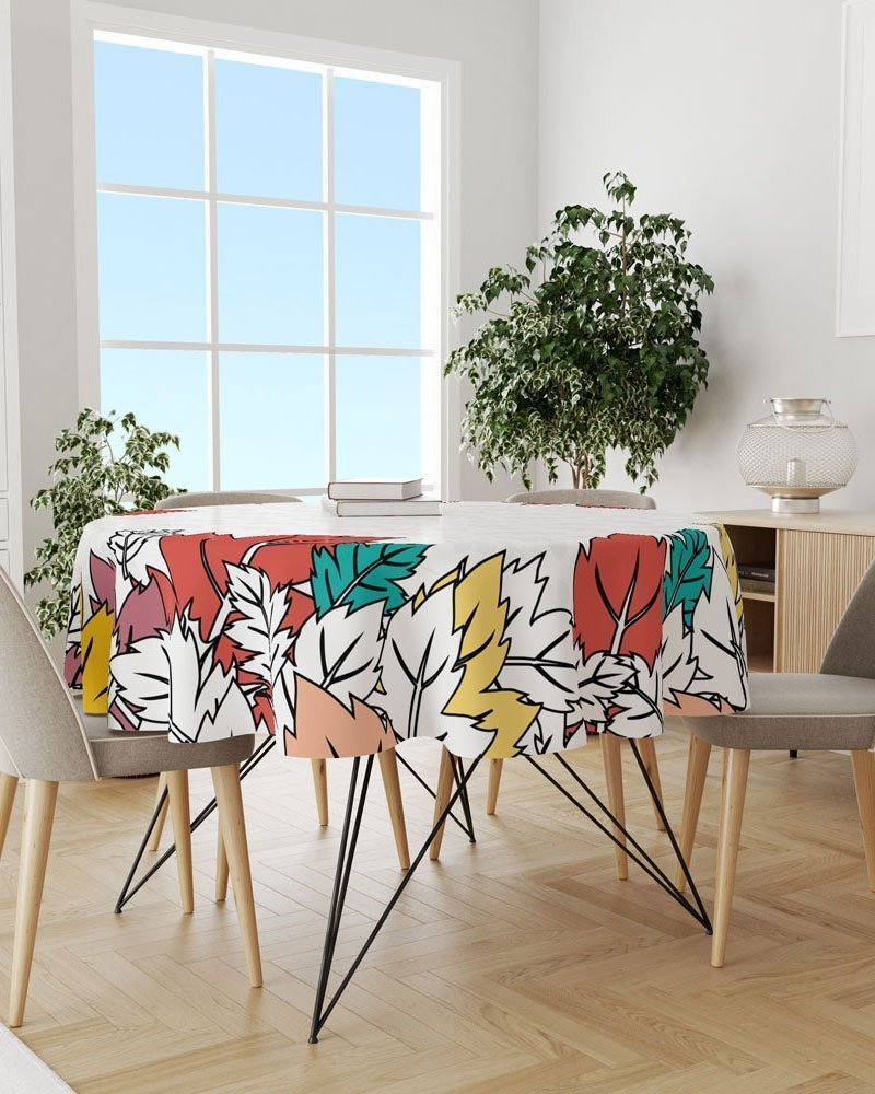 Decorative Rounded Table Cloth 140 CM