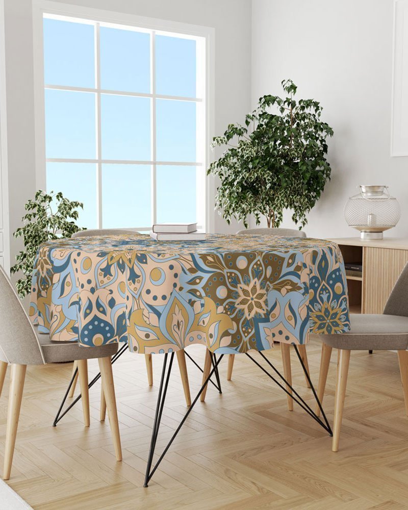 Decorative Rounded Table Cloth 140 CM