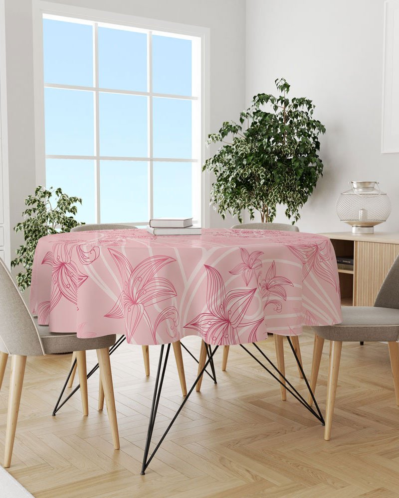 Decorative Rounded Table Cloth 140 CM