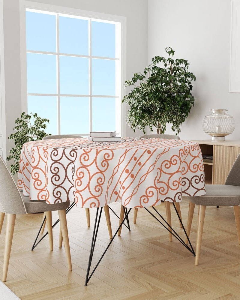 Decorative Rounded Table Cloth 140 CM