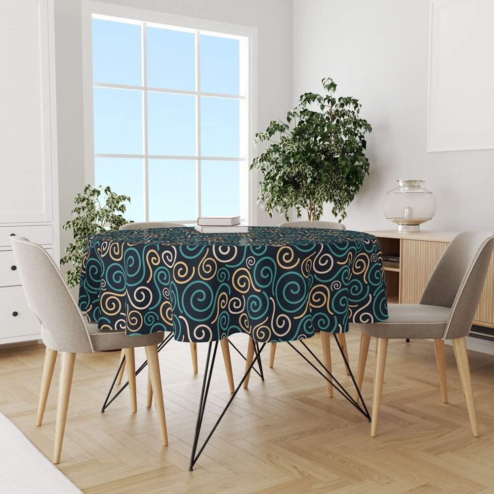 Decorative Rounded Table Cloth 140 CM