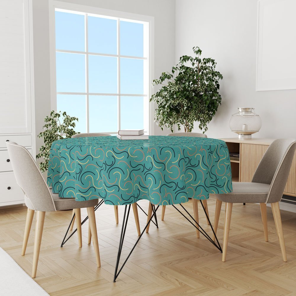 Decorative Rounded Table Cloth 140 CM