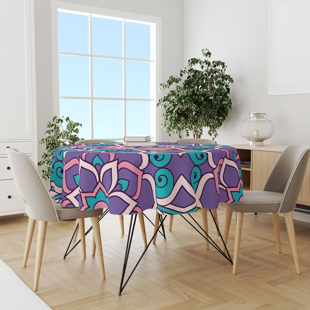 Decorative Rounded Table Cloth 140 CM