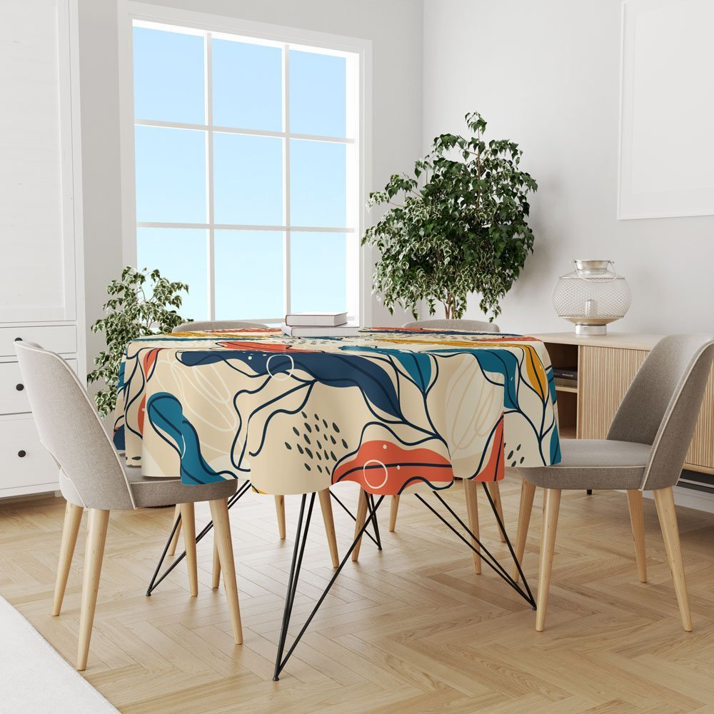 Decorative Rounded Table Cloth 140 CM