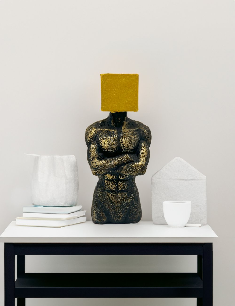 Geometric Art Strong Body Statue - Modern Home Decoration  - Desk Accessories