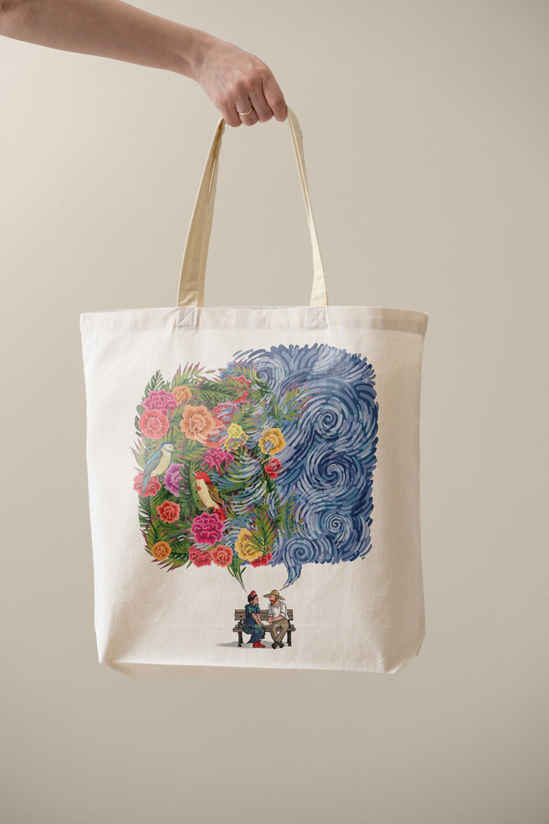 Tote Bag (Van Gogh &amp; Frida Kahlo)