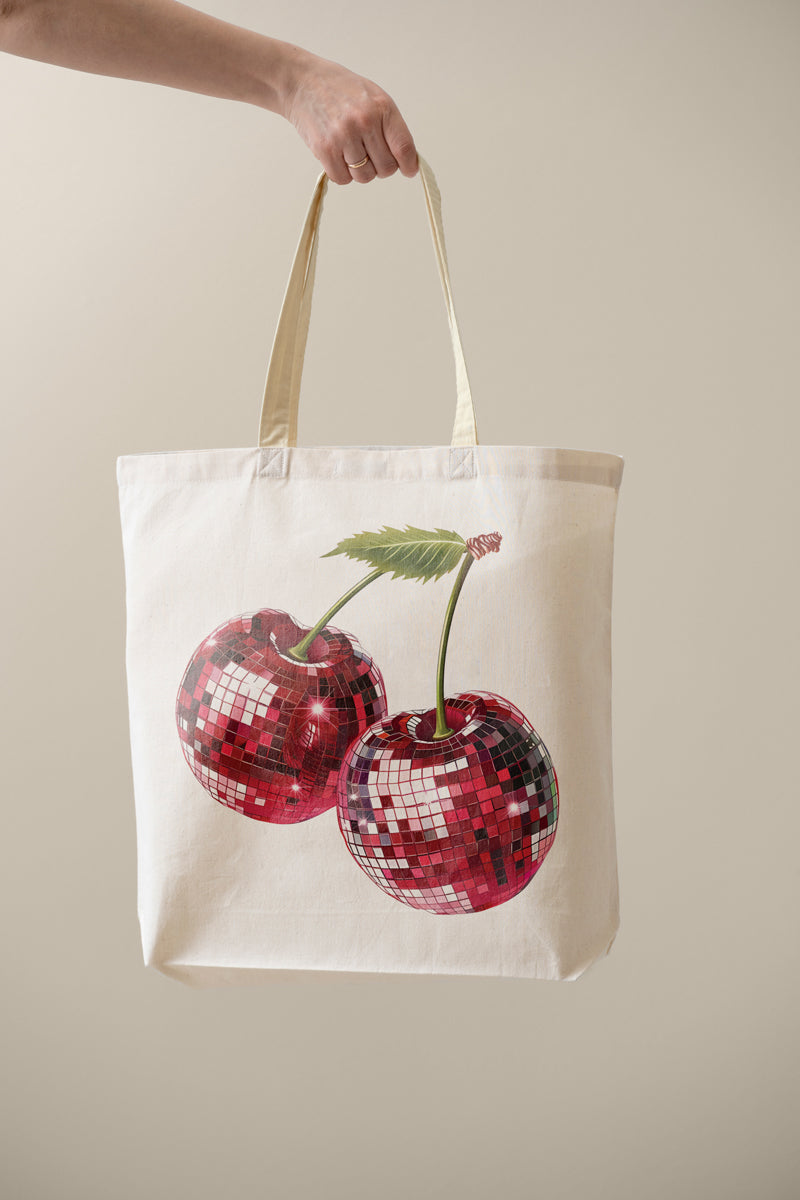 Tote Bag (Disco Cherries)