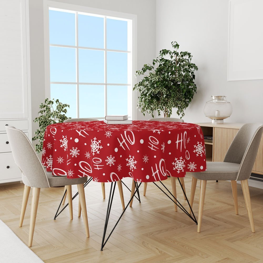 Christmas Rounded Table Cloth 140 CM