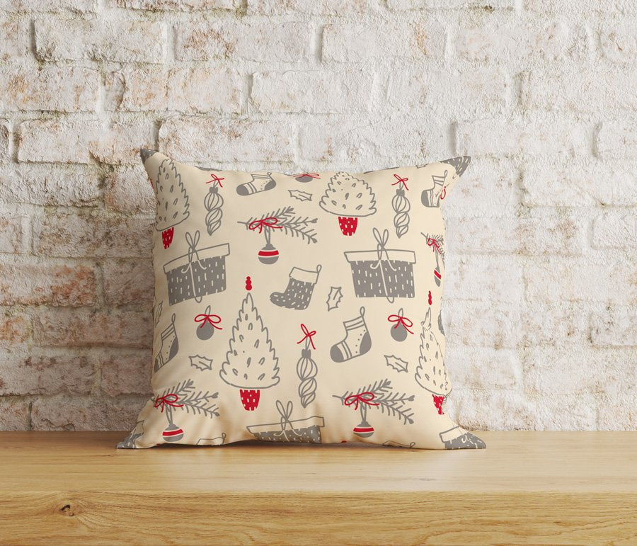 Christmas Set (4Cushions Cover + 1 Runner)