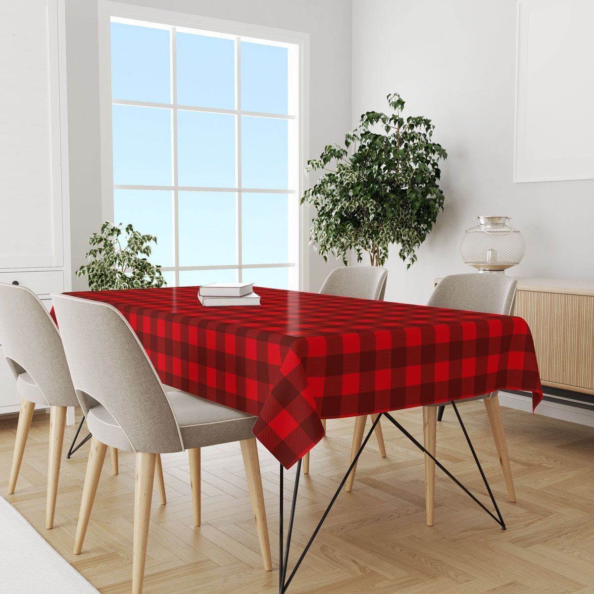 Christmas Rectangular Table Cloth 240*145 CM