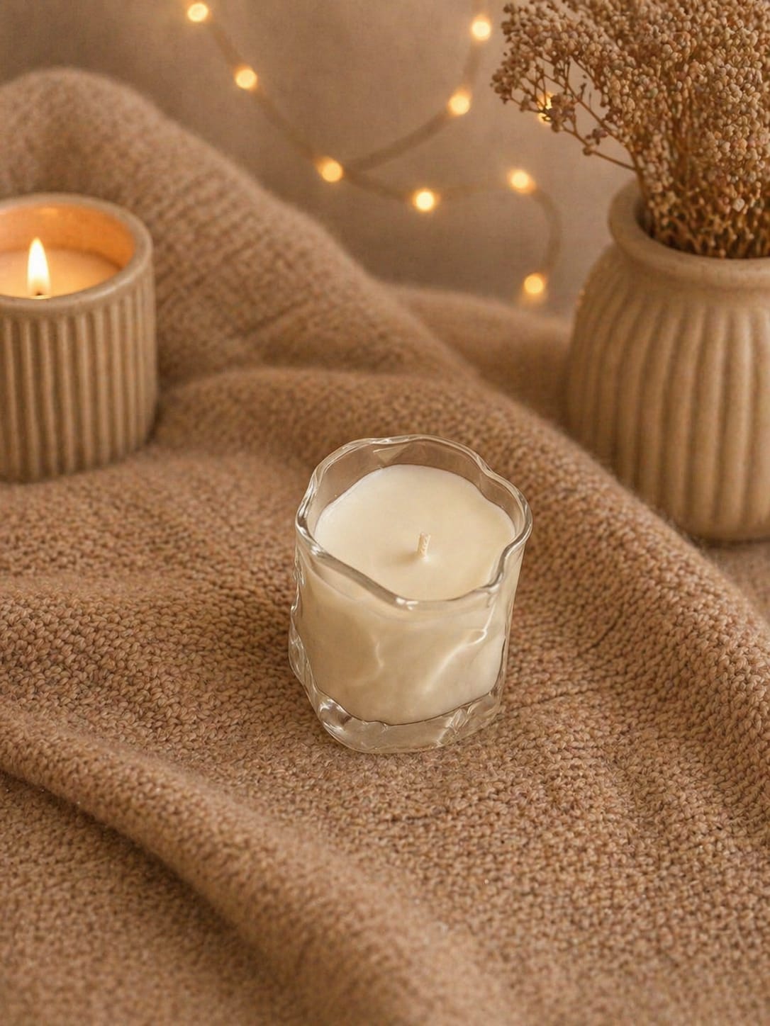Wavy Jar Candle