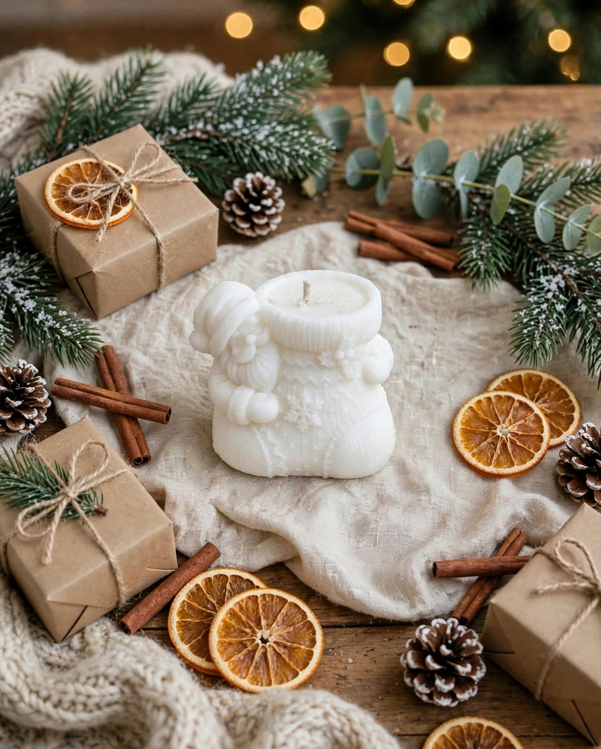 Santa candle