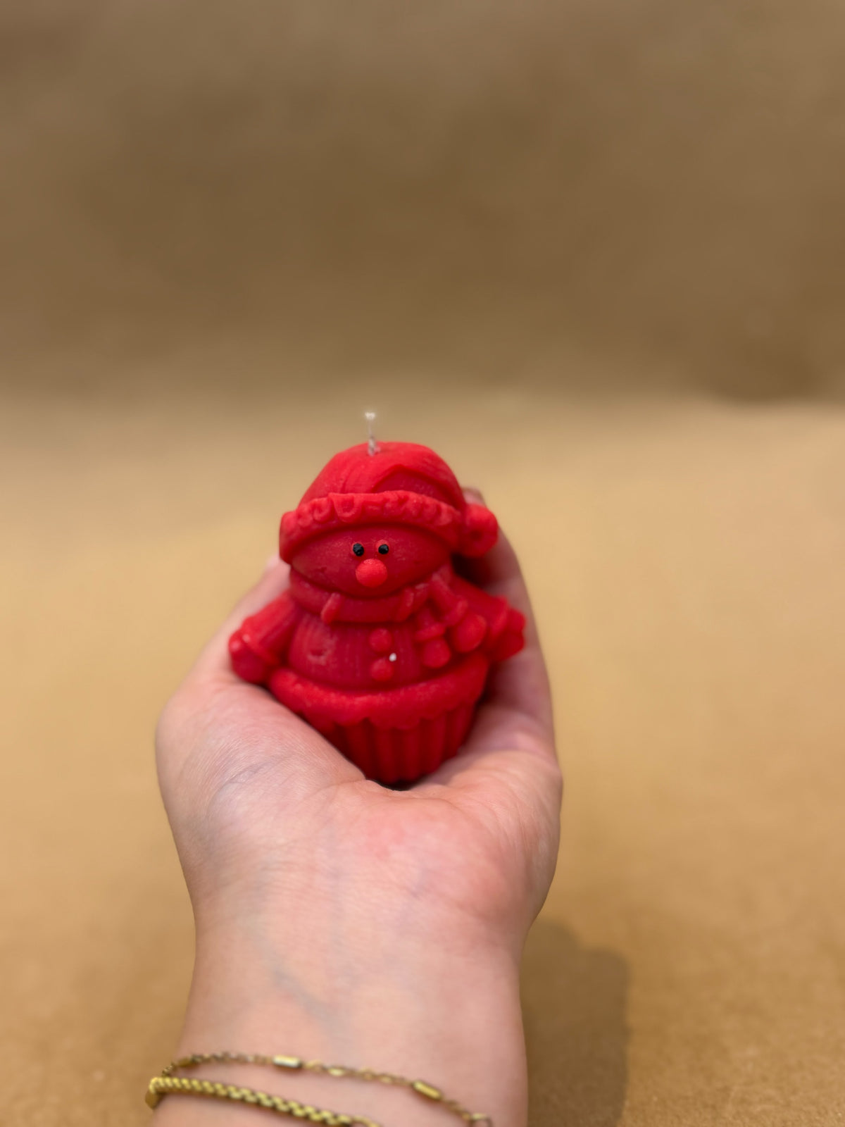 Set of 2 snow man cupcake